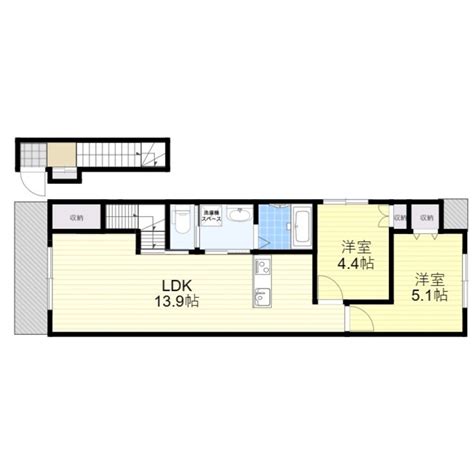 南海高野線 堺東駅 地上2階建て 築1年未満 大阪府堺市堺区中安井町2丁 98万円／2ldk／53㎡｜賃貸物件賃貸マンション・アパート