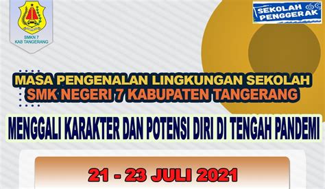 📢 Informasi Kegiatan Mpls Smkn 7 Kab Tangerang Tahun Ajaran 2021📢