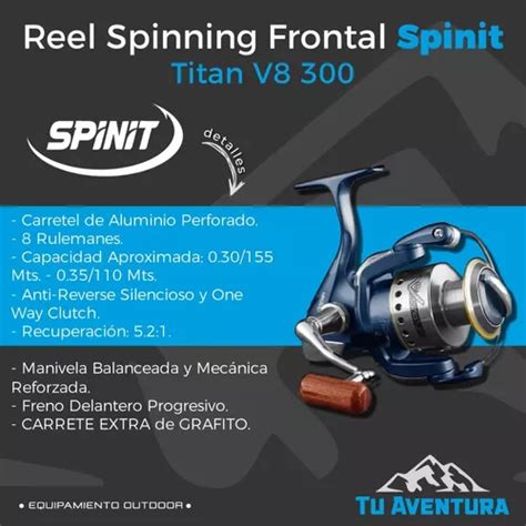 Comprar Reel Spinning Frontal Spinit Titan V Rulemanes Variada