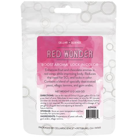 CellarScience® Red Wonder | Boost Aroma | Lock In Color