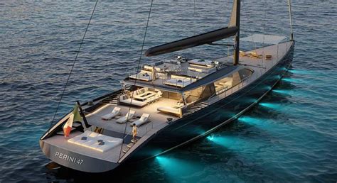 Perini Navi 47M E Volution Continues Hybrid Evolution At Yard