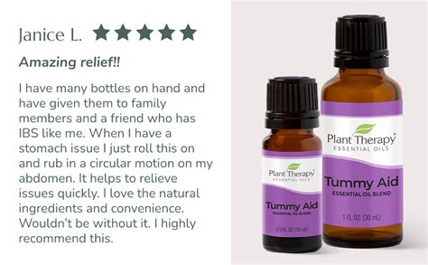 Plant Therapy Tummy Aid Essential Oil Blend Pre Diluted