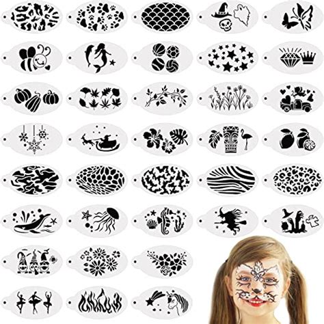 Best Halloween Face Paint Stencils