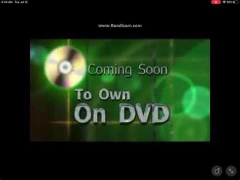 Coming Soon To Own On Dvd Bumper Green Background Youtube