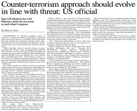 Dawn Epaper Aug Counter Terrorism Approach Should Evolve