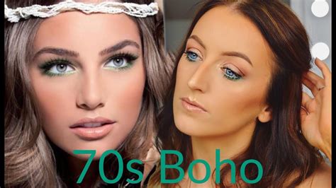 70s Boho Inspired Makeup Tutorial Youtube