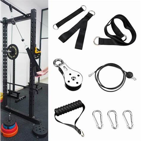 Buy Fitness Cable Pulley System Diy Pulley Cable Machine Attachment System Fitness Pulley Cable