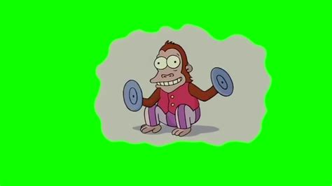 monkey clapping cymbals   simpsons green screen hd youtube