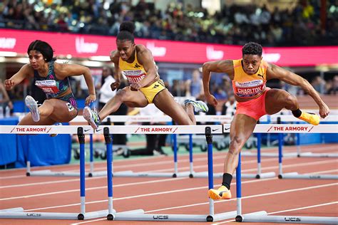 Millrose Games Women 60H WR Shocks Charlton And Crowd Track Field