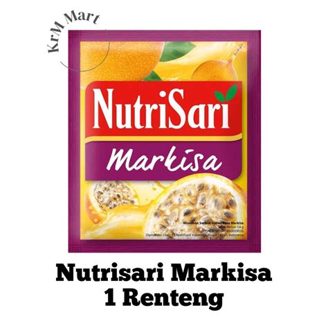 Jual Nutrisari Markisa 1 Renteng Renceng Shopee Indonesia