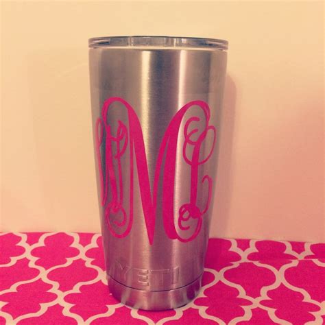 Customized Yeti Tumbler 20 Oz Monogrammed Yeti Tumbler Customized Yeti Tumblers Customized