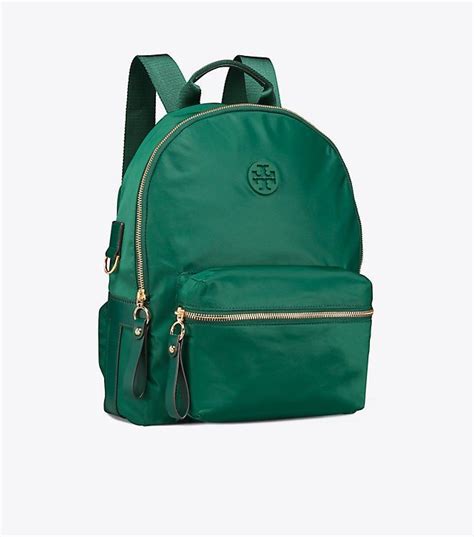 Tory Burchella Nylon Backpack Green Cb Shop Usa