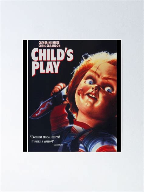 "Child's Play Poster" Poster for Sale by saigejilli | Redbubble