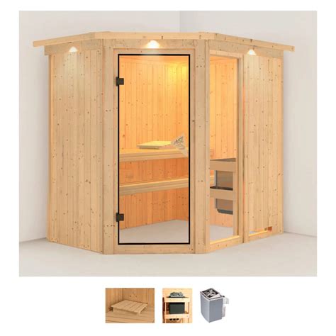 Karibu Sauna Frigga 1 9 KW Ofen Mit Integrierter Steuerung Online