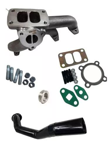 Kit Coletor Escape Turbo Vw Ap Pulsativo Farol Saida Escap