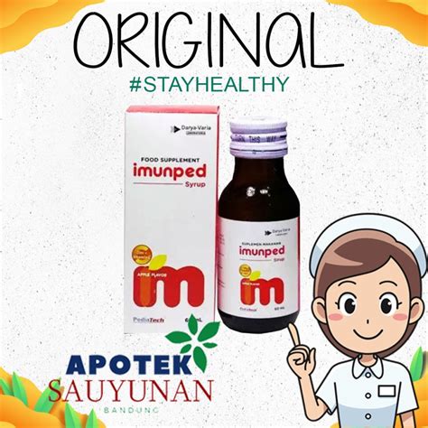 Jual Imunped Syrup 60 Ml Vitamin C Dan Zinc Untuk Anak Shopee Indonesia