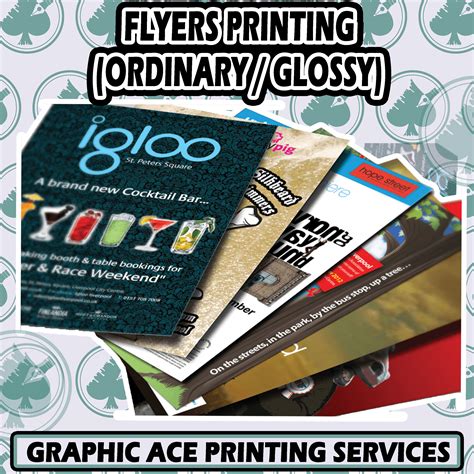 Flyers Printing 4R Size Ordinary Or Glossy | Lazada PH