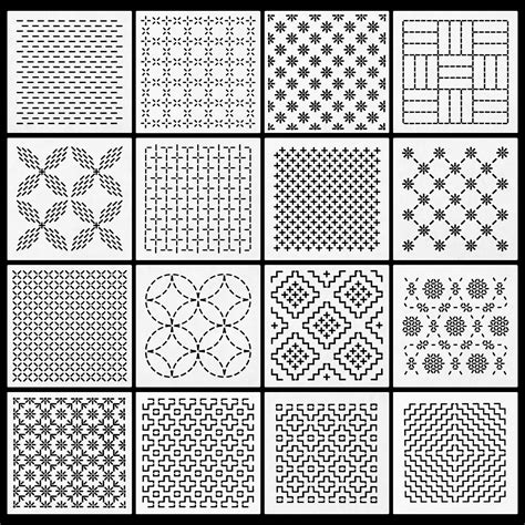 Click to Explore Stunning Sashiko Stencils for Your Next Embroidery