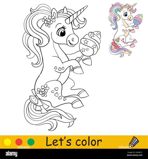 Cotton Candy Coloring Page