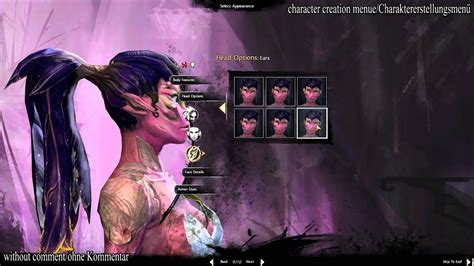 Guild Wars 2 Character Creation Sylvari Female The Sexy Mesmer Slava Floora Youtube