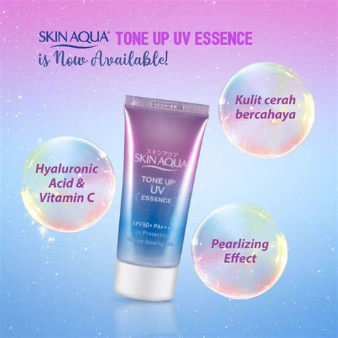 Jual Skin Aqua Tone Up Uv Essence Spf Pa Lavender Shopee