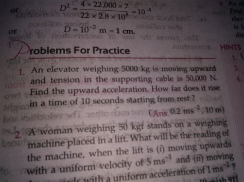 How Can I Solve The Problems Of Elevator Or Oblems For Practice I An