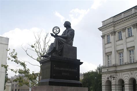 Premium Photo | Statue of copernicus in city of warsaw poland