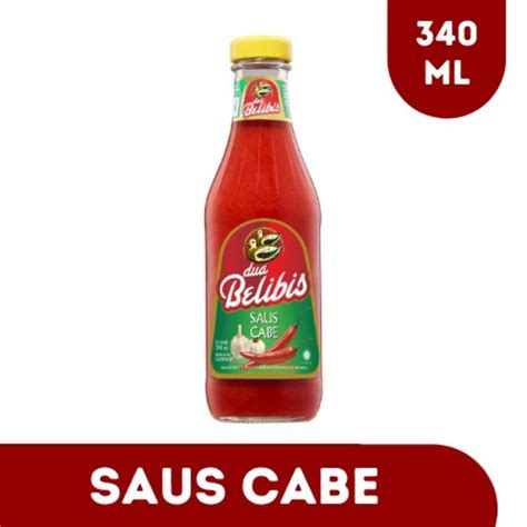 Jual Dua Belibis Saus Cabe Tomat Saos Sambal Halal Botol Kaca Ml