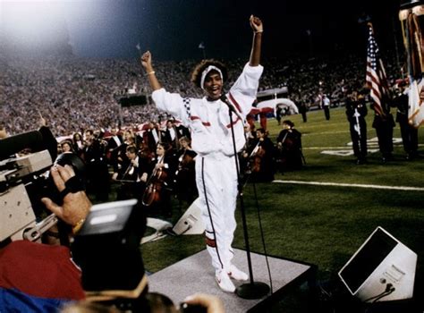 Buzz Images: Whitney Houston performs at Super Bowl