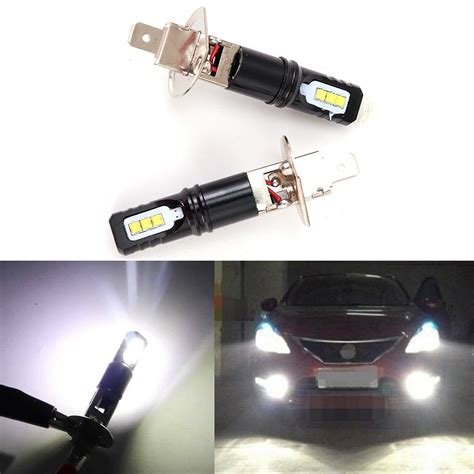 lm csp led white fog light bulb kit   beam  fog