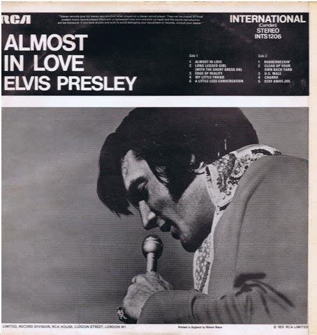 7 Dias 7 Notas 0657 Almost In Love Elvis Presley