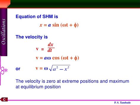 Simple harmonic motion