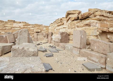 The 5th Dynasty Pyramid Of Sahure At Abu Sir Egypt Stock Photo Alamy