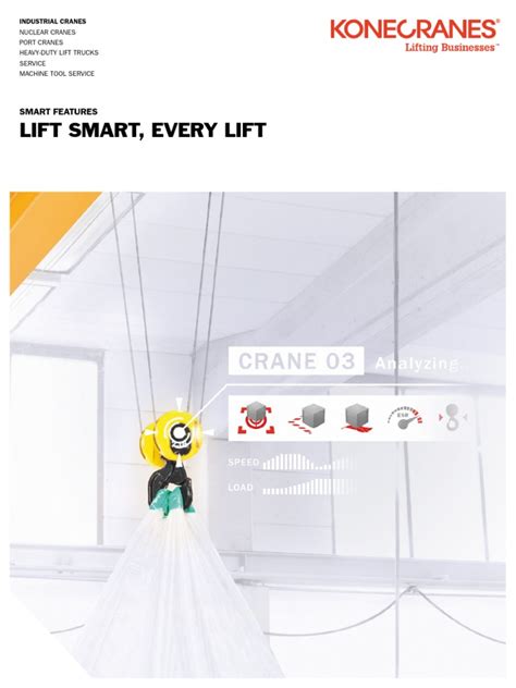 Konecranes Brochure Smart Features en 2015 | PDF | Crane (Machine) | Elevator