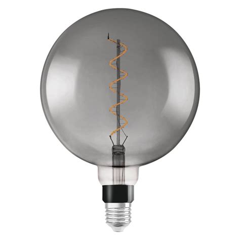 Ledvance Vintage Led Globe Mm W K E Smoked Dimmable