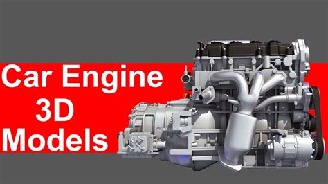 Car Engine 3d Models Youtube