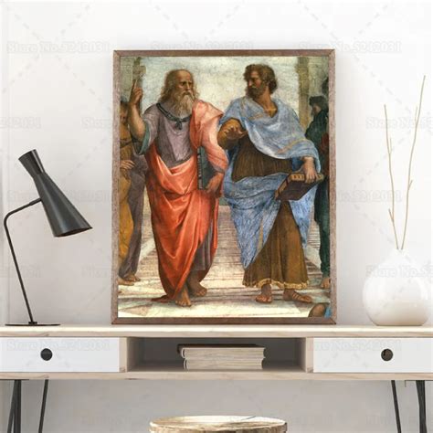 Aristotle And Plato Print Poster Ancient Greek Philosophers By Raphael