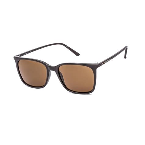 Calvin Klein Mens Brown Rectangular Sunglasses 201 56 Rectangular Sunglasses Sunglasses