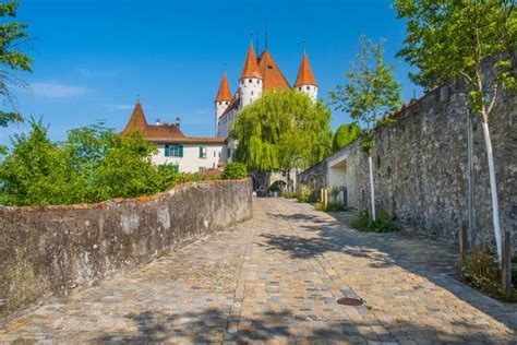 Thun Castle in the Town of Thun, Switzerland Stock Image - Image of ...