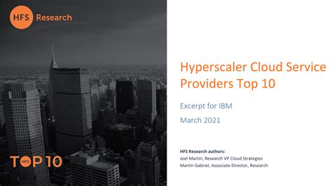 Hyperscaler cloud service providers top ten | ITPro