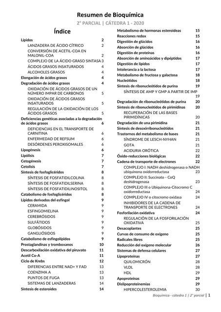 Resumen Bioquimica Parte Yudoc Org Udocz