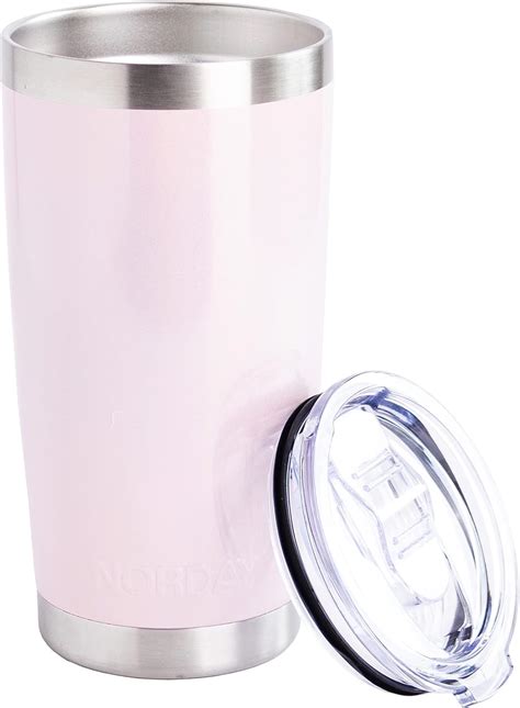 Norday Termos Para Agua Termo Tumbler Blush Glitter Vaso Termico