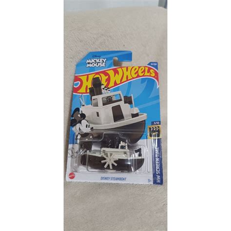Hot Wheels Disney Steamboat Mickey Mouse HW Screen Time 3 10 Hotwheels Carrinhos