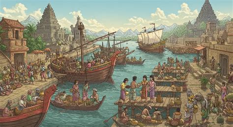 perdagangan nusantara   kerajaan sriwijaya pusat maritim