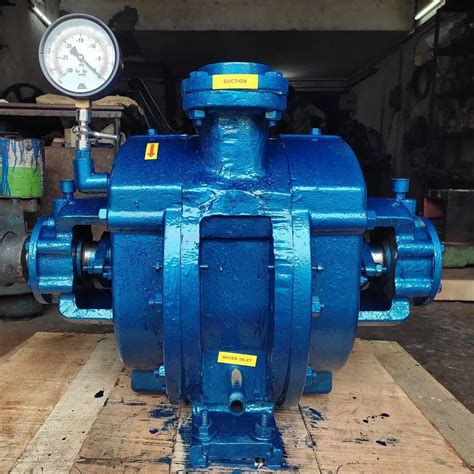 Double Stage Belt Drive Rotary Vane Pumps Soap Plant Vacuum Pump Flow