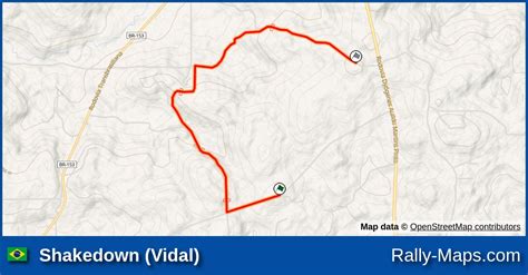 Shakedown Vidal Stage Map Rally De Erechim 2023 CODASUR Rally