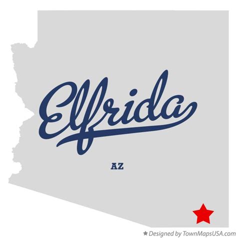 Map of Elfrida, AZ, Arizona