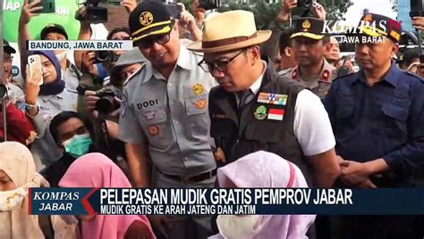 Pemprov Jabar Sediakan 12 000 Tiket Mudik Gratis Video Dailymotion