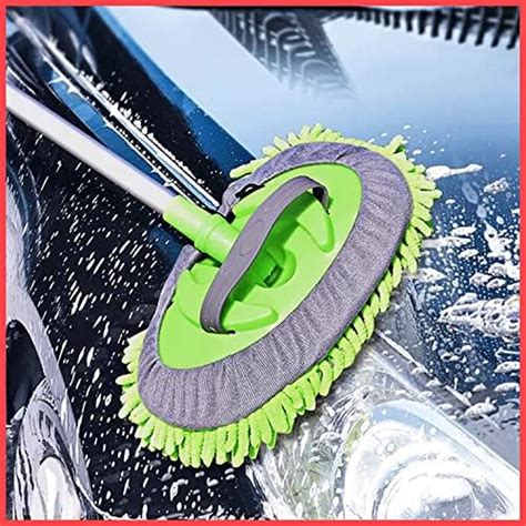 Omi Cart In Car Wash Mop Mitt Chenille Microfiber Car Wash Brush