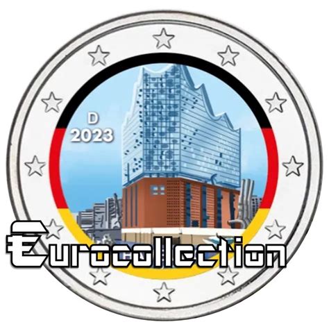 2 Euro Allemagne 2023 Philharmonie De LElbe Couleur 7 Eurocollection